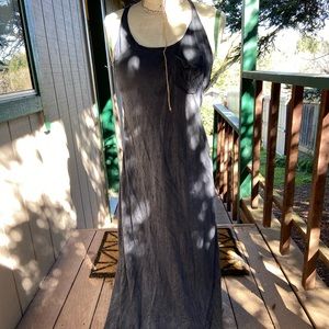 Division long racer back dress
